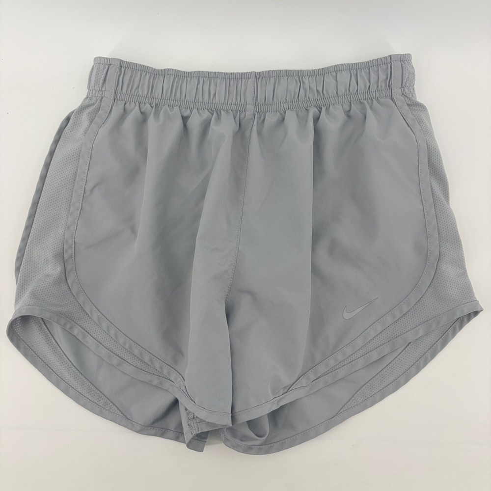 Nike Running Shorts Women S Gray Dri-FIT Tempo Athletic Training Gym Activewear